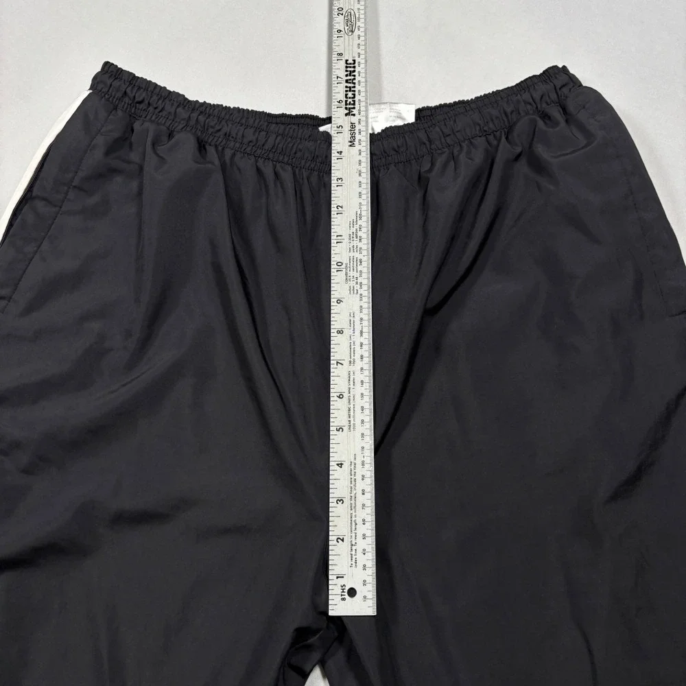 Vintage CCM Track Pants Mens XL Black Mesh Lined  Windbreaker Warm ups Korea